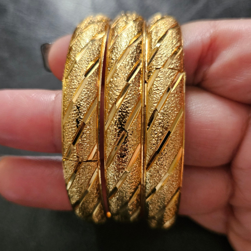 Gold bangles