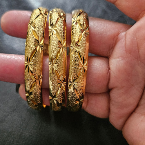 Gold bangles