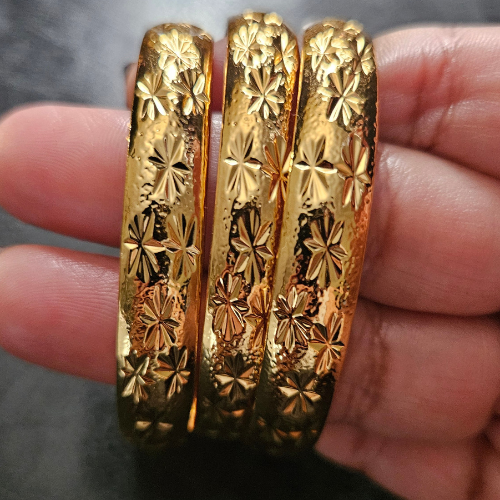 Gold bangles
